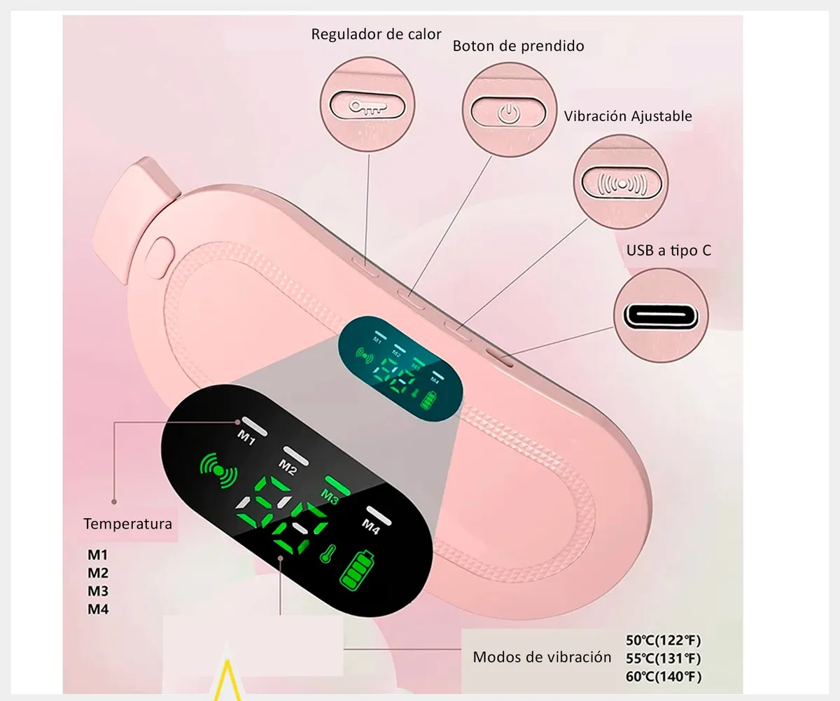 ✨ Kit de Alivio Total para los Síntomas de la TPM✨Gorro de Gel Terapéutico + Cinturón Eléctrico de Calor 🚚 Envío Gratis a toda Colombia 💳 Paga solo cuando recibas tu pedido