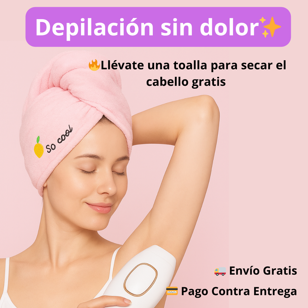 🌸 Depiladora Láser IPL Profesional🎁 ¡BONO EXCLUSIVO! Llévate GRATIS una Toalla de Secado Rápido para el Cabello📦 Envío GRATIS y pago contra entrega